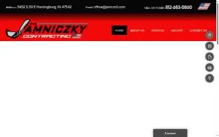 Jamniczky Contracting Inc website
