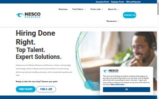 Nesco Resource | Staffing Services website