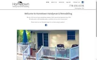 Hometown Handyman & Maintenance website