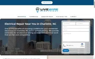 LiveWire Electrical website
