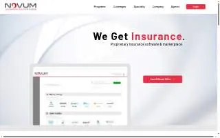 Novum Digital website
