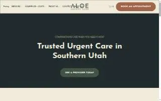 Aloe Mortgage website