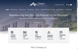 Norton Estate Planning & Elder Law Firm of Lawrence website