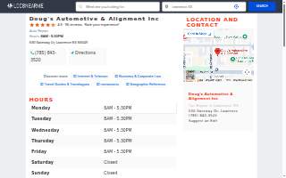Doug's Automotive & Alignment Inc