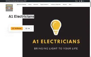 A1 Electricians website
