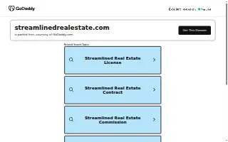 Streamlined Realty - Lebanon Realtors website