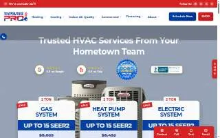 TemperaturePro of Dallas website