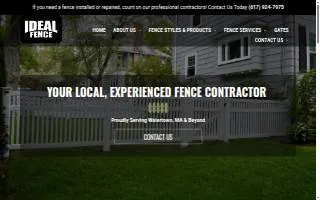 Ideal Fence LLC of Marion website