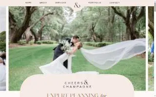 Cheers & Champagne website