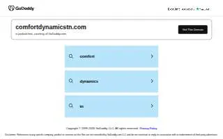 Comfort Dynamics Cooling, Heating, Plumbing & Electrical of Memphis website