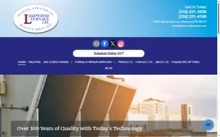 Lakewood Furnace Co website