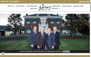 Groce Funeral Home & Cremation Service on Patton Avenue website