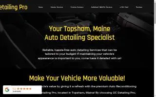 OCDetailing, Professional Car Detailing website
