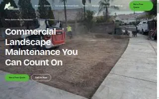 Action Yard and Tree Service website