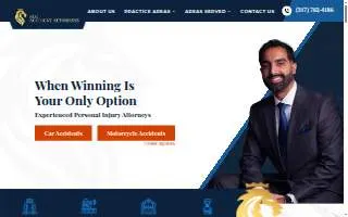 SLG Accident Attorneys of Noblesville website