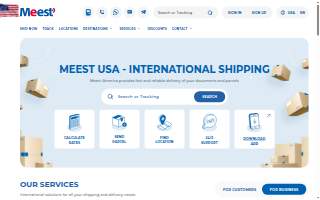 Meest Drop-Off Point website