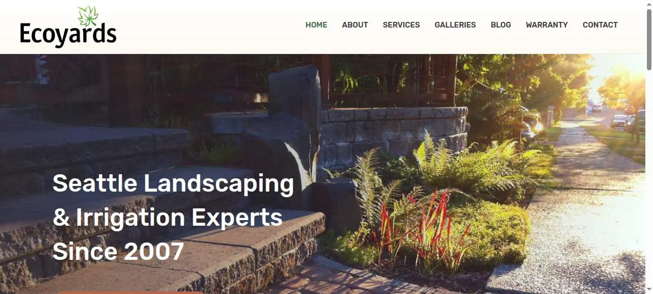 Samson Landscape and Design of Cleveland website