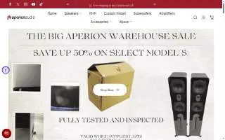 Aperion Estates Peru website