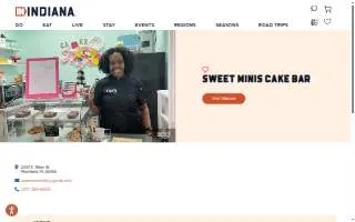 Sweet Minis Cake Bar website