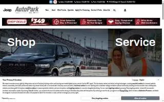Auto Park Chrysler Jeep Dodge Ram website