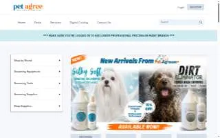 PetAgree Fun Lodge & Styling Salons (appt. only) website