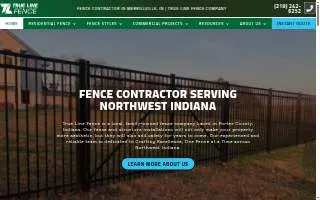 True Line Fence Company of St. John website