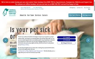 Veterinary Specialty & Emergency Care West of Speedway website