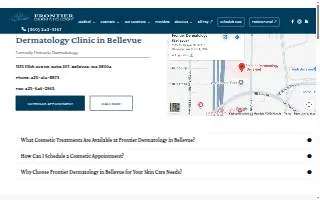 Pinnacle Dermatology - Valparaiso website
