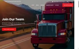 General Trucking, Inc of Clawson website