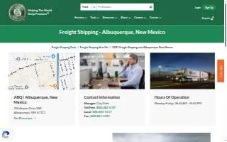 Old Dominion Freight Line of Albuquerque website