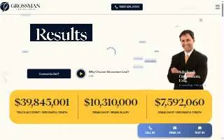 Grossman Law Offices of Dallas website