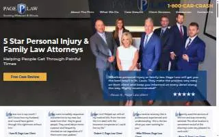 Page Law of St. Louis website