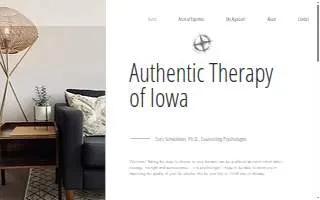 Authentic Therapy of Iowa website