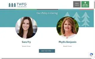 Benjamin-Fry Insurance website