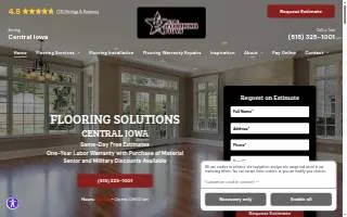 The Flooring Guys of Johnston website
