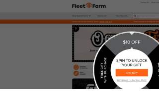 Fleet Farm website