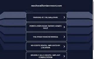 Rancho California Rv Resort website