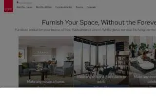 CORT Furniture Outlet of Kent website