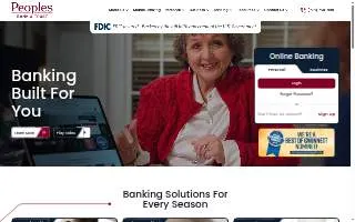 Peoples Bank and Trust of Newton website