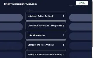Living Water Campground website