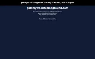Gammy Woods Campground website
