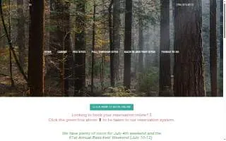 Paint River Hills Camp Grounds website