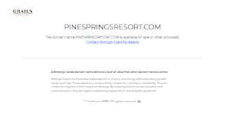 Pine Springs Resort & Cmpgrnd