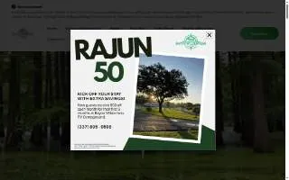 Bayou Wilderness Rv Resort website