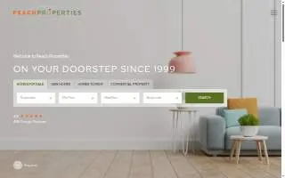 Peach Properties & Construction website
