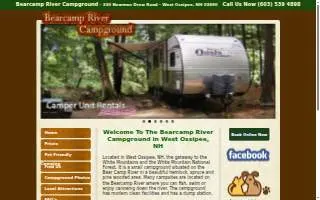Bearcamp River Campground website