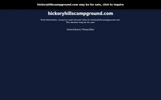 Hickory Hills Campground of Albert Lea website