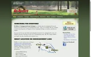 Ed Allen's Campgrounds website