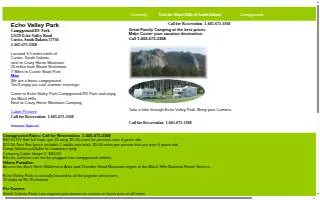 Echo Valley Park Campground website