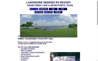 Lakeshore Resort Community website